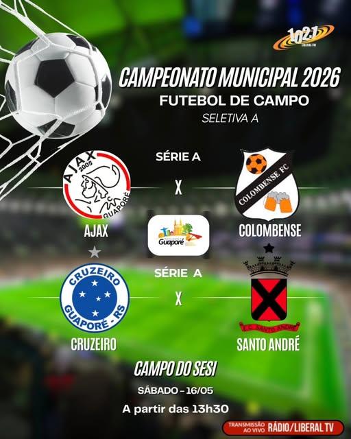 Campeonato Municipal 2026 | Futebol de Campo